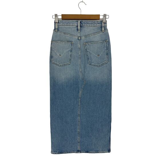 Hudson Reconstructed Denim Midi Skirt in Offshore - Picture 14 of 15
